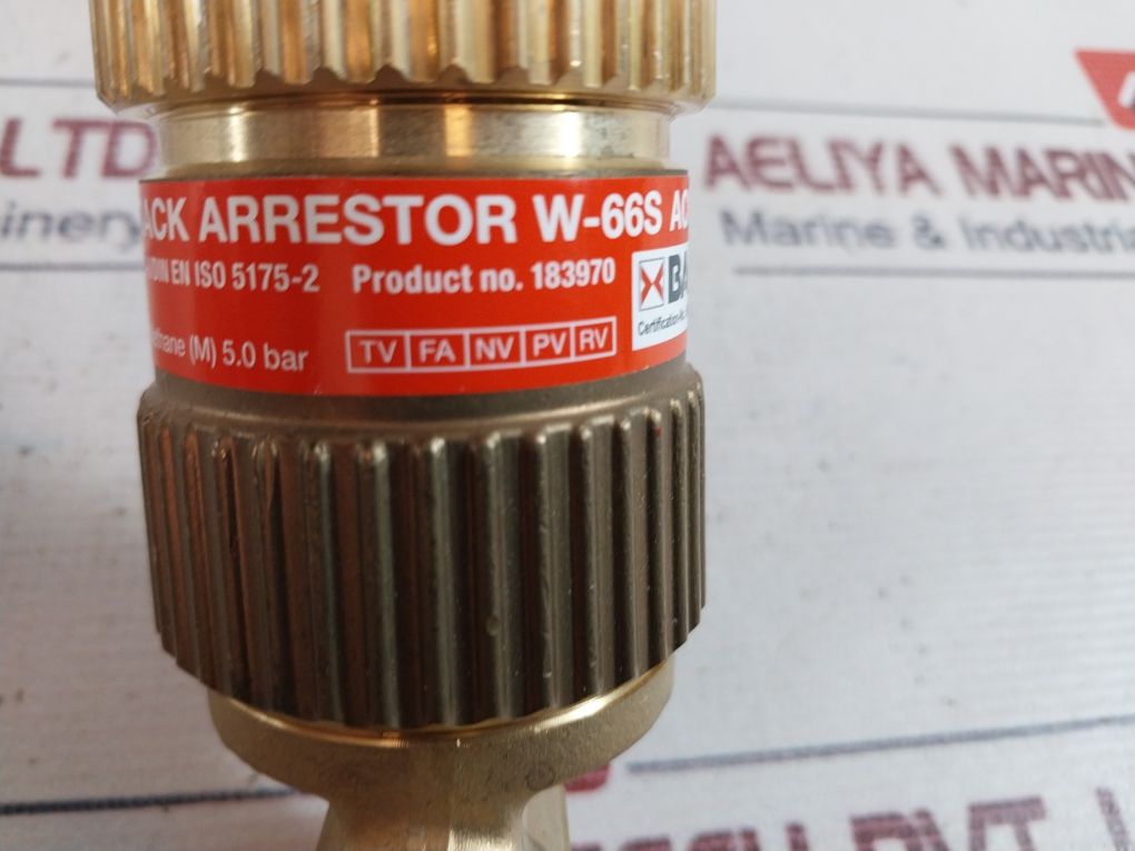 Unitor 183970 Automatic Flashback Arrestor