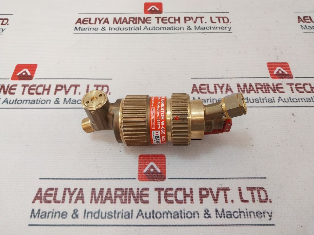 Unitor 183970 Automatic Flashback Arrestor W-66S Acetylene