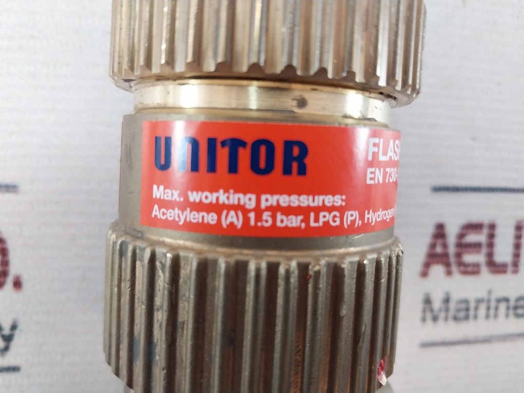 Unitor 183970 Automatic Flashback Arrestor W-66S Acetylene