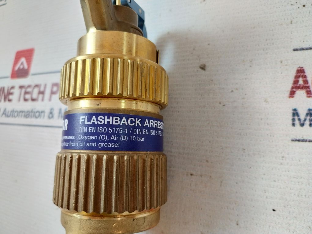 Unitor 302976 Automatic Flashback Arrestor W-66 S Oxygen