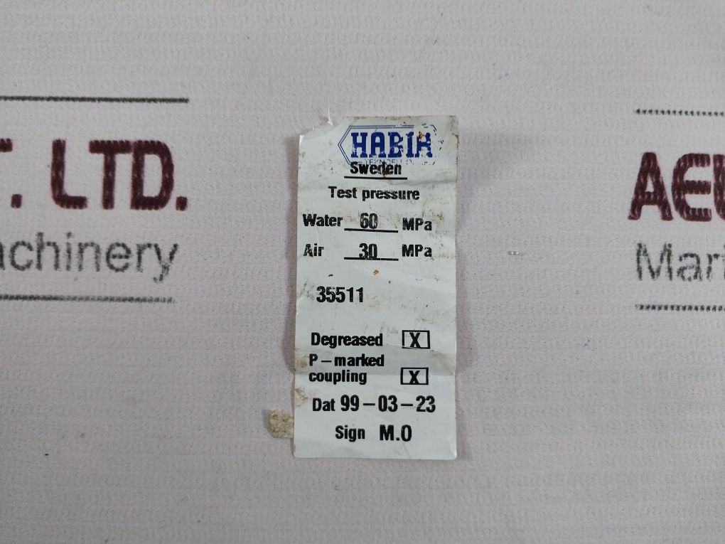 Unitor 520403 High Pressure Hose Ac With Elbow