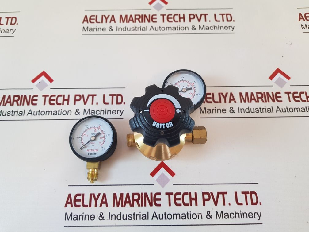 Unitor 530 Ac 1.5Bar Pressure Regulator Manometer Acetylene 611-510030