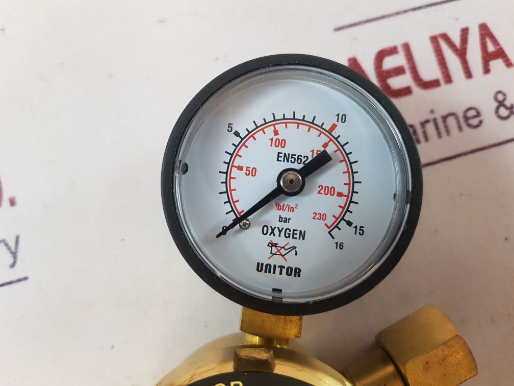 Unitor 530 Ox 10Bar Pressure Regulator Manometer Oxygen
