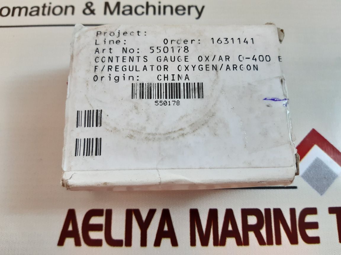 Unitor 550178 contents gauge