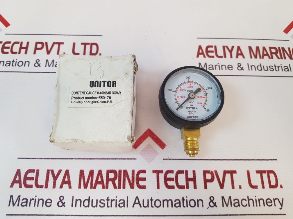 Unitor 550178 Contents Gauge