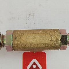 Unitor 762775 Shuttle Check Valve