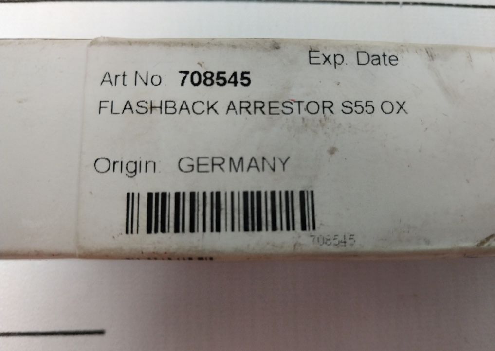 Unitor 85-10 Ox Arrestor 6824271