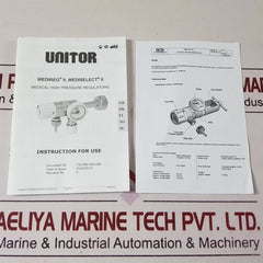 Unitor mediselect ii oxygen regulator 200 bar