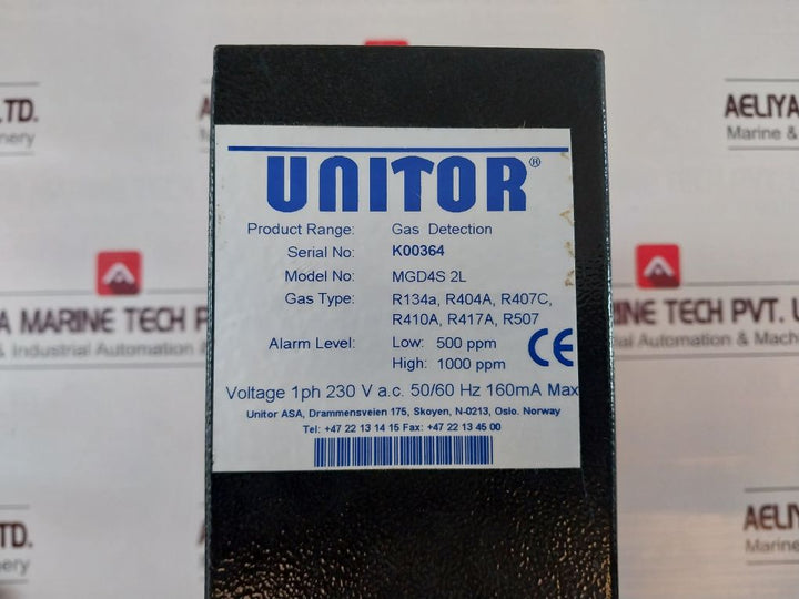 Unitor Mgd4S 2L Refrigerant Gas Leak Monitor