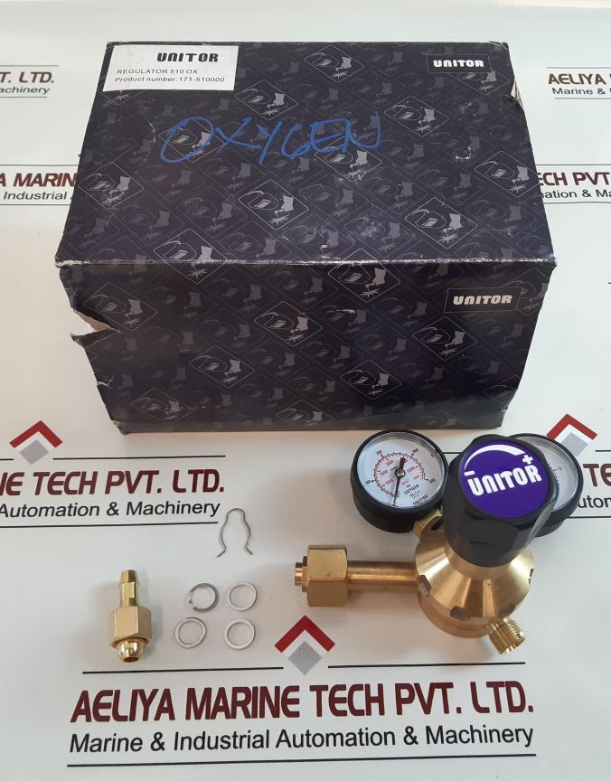 Unitor regulator 510 ox 10 bar oxygen pressure regulator