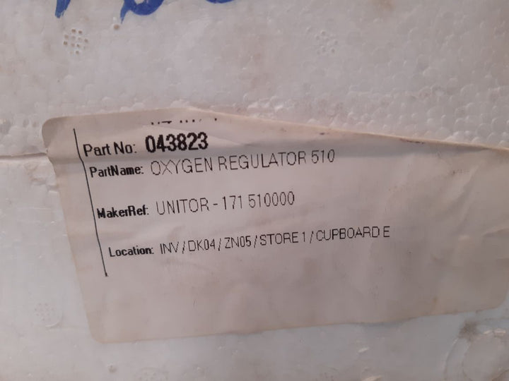 Unitor regulator 510 ox 10 bar oxygen pressure regulator