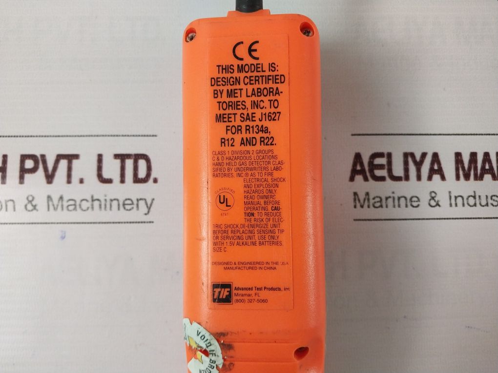 Unitor Tif Rx-1 Automatic Halogen Leak Detector