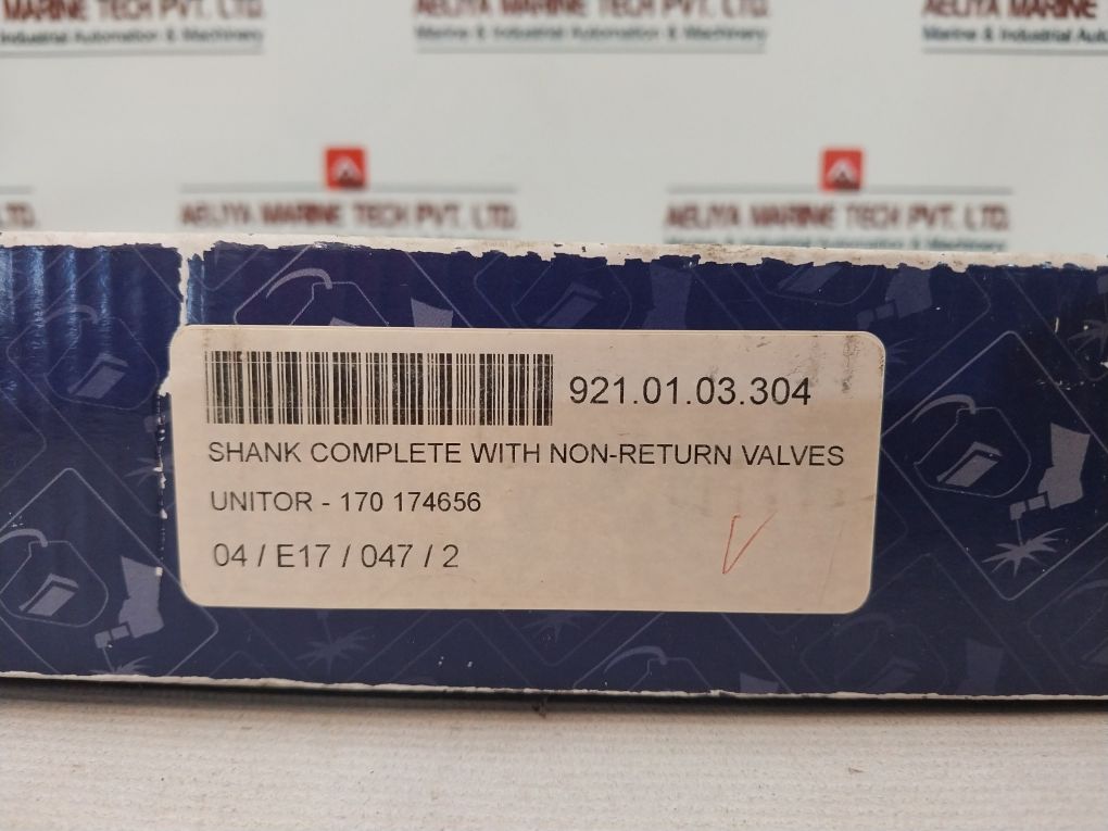 Unitor Uct-500 Shank Complete With Non-return Valves