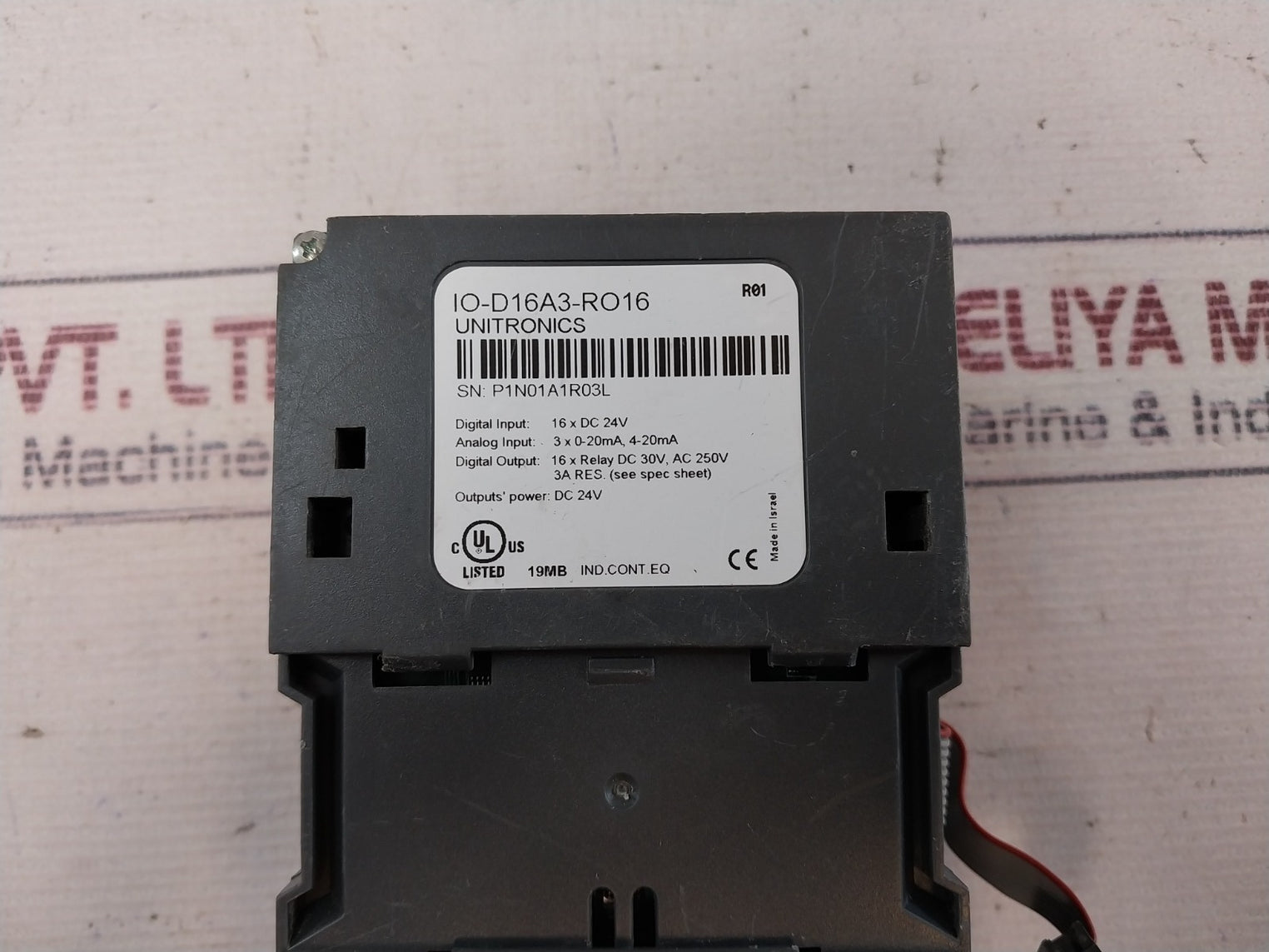 Unitronics Io-d16A3-ro16 I/O Expansion Module