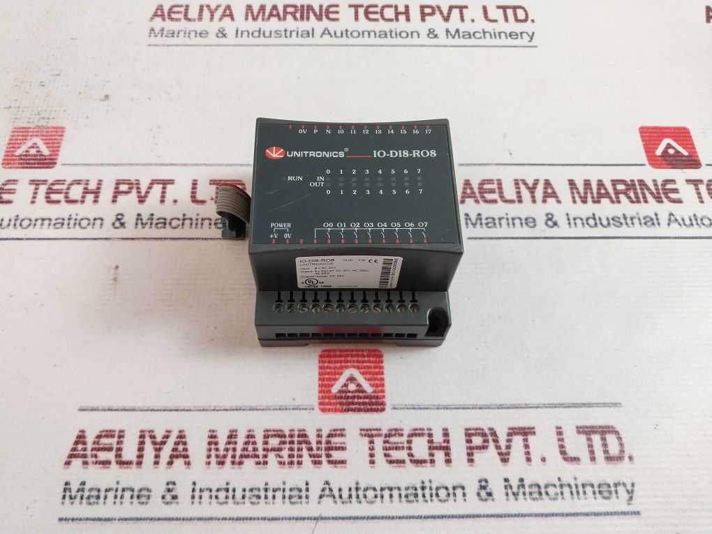 Unitronics Io-di8-ro8 I/O Expansion Module Dc 24V – Aeliya Marine Tech
