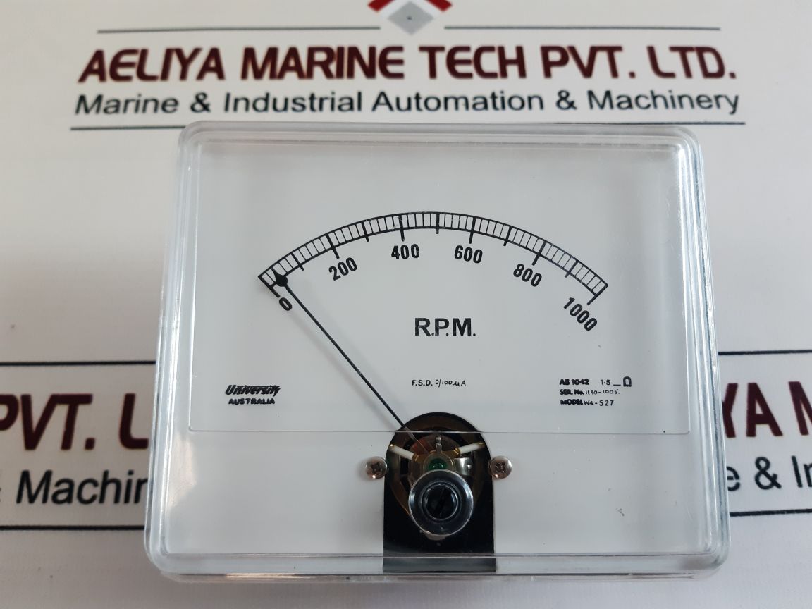 University W4-527 Rpm Meter 0 To 1000 R.P.M.
