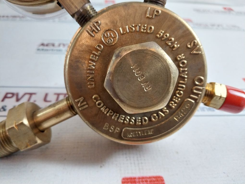 Uniweld Rv8011 Compressed Gas Regulator
