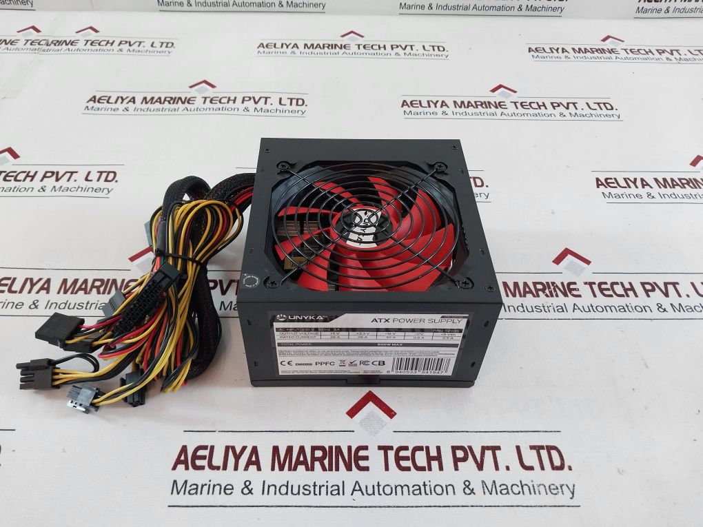 Unykach 52035 Atx Power Supply 600W, 230V Ac