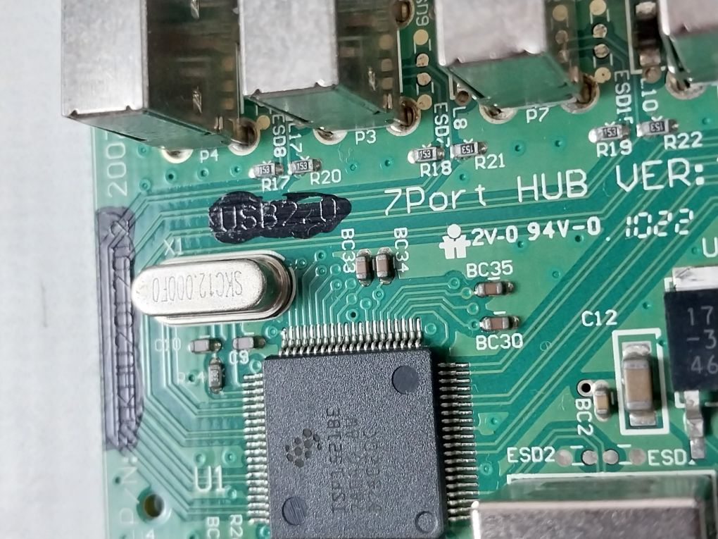 Usb 2.0 7 Port Hub Usb Expansion Module Ver: 1.9