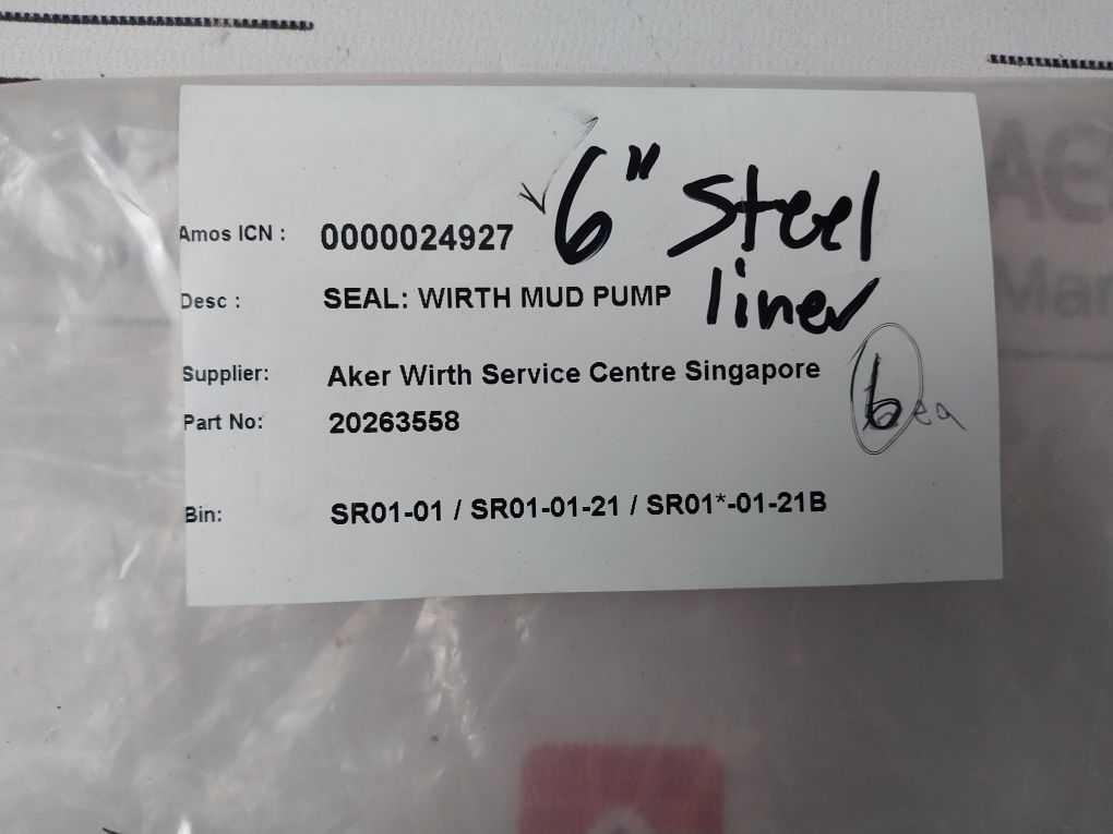 Set Utex G-0755 Seal Wirth Mud Pump 20263558