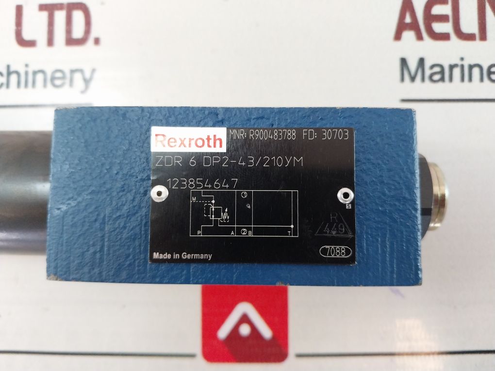 Rexroth Zdr 6 Dp2-43/210Ym Directional Operated Pressure Valve Ba0023304