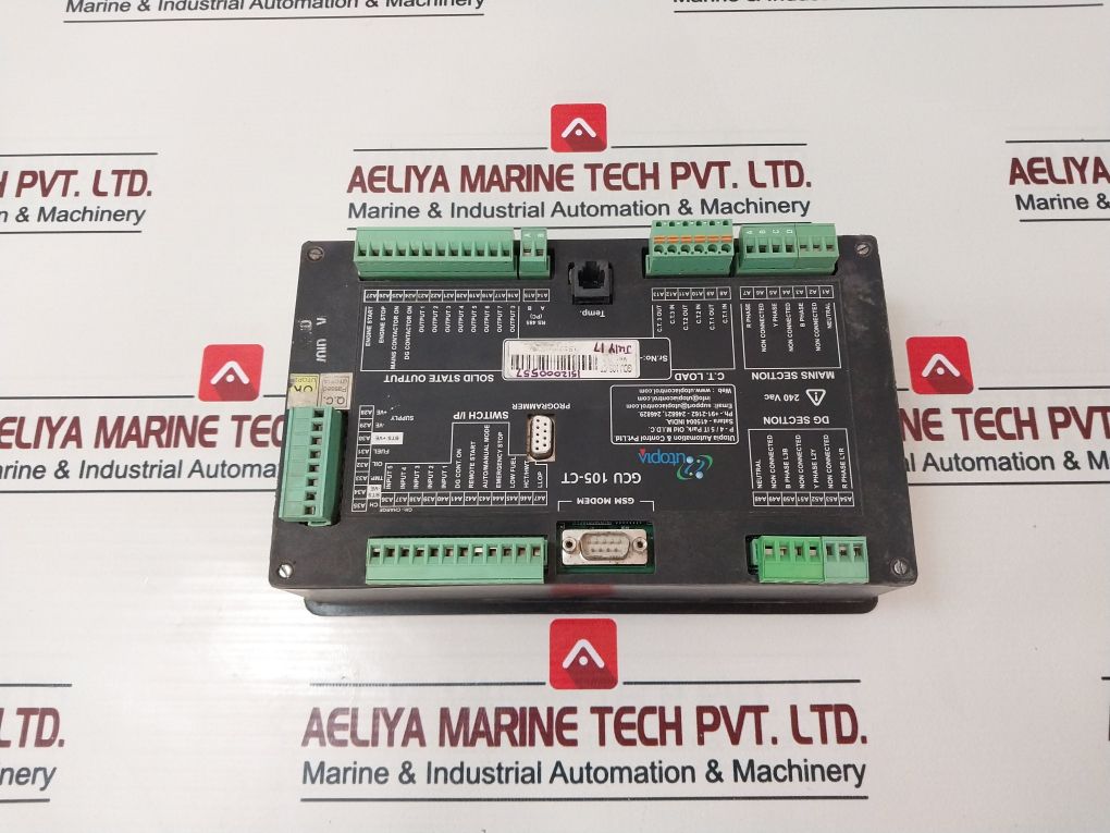 Utopia Gcu 105-ct Generator Controller Unit 240 Vac