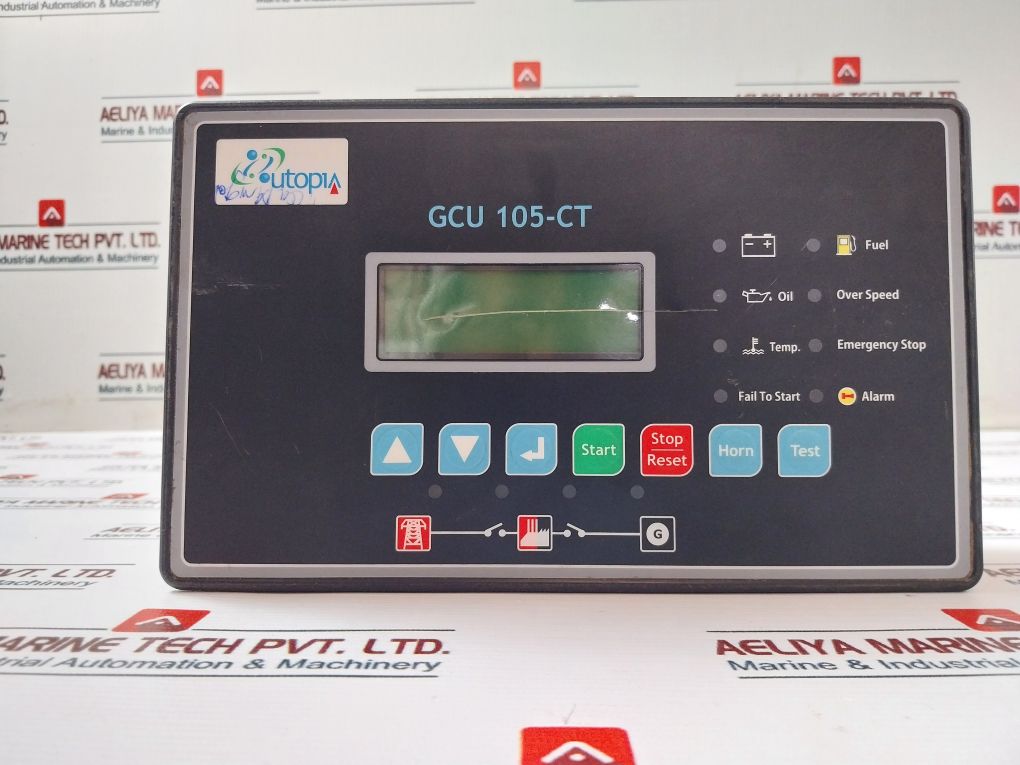 Utopia Gcu 105-ct Generator Controller Unit (Not Working) 240Vac