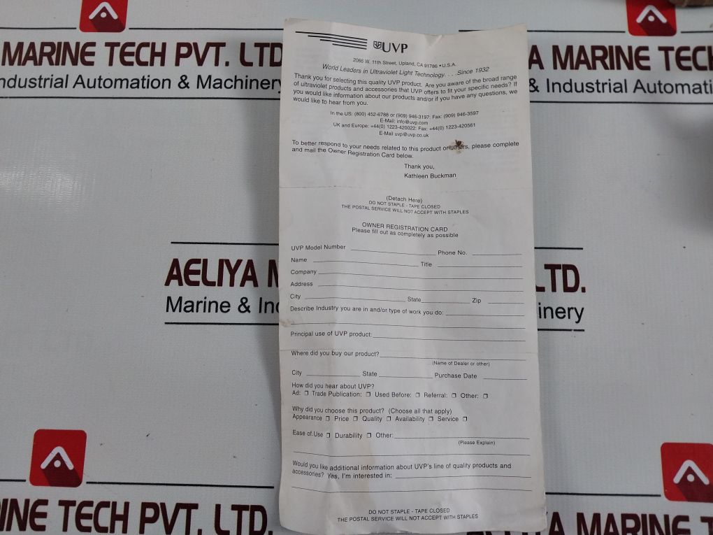 Uvp Uvl-21 Compact Uv Light Lamp 365Nm Uv. 4-watt