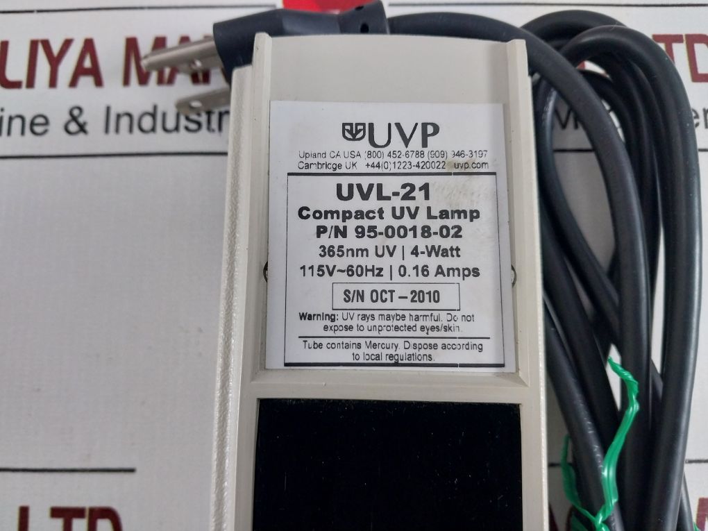 Uvp Uvl-21 Compact Uv Light Lamp 365Nm Uv. 4-watt