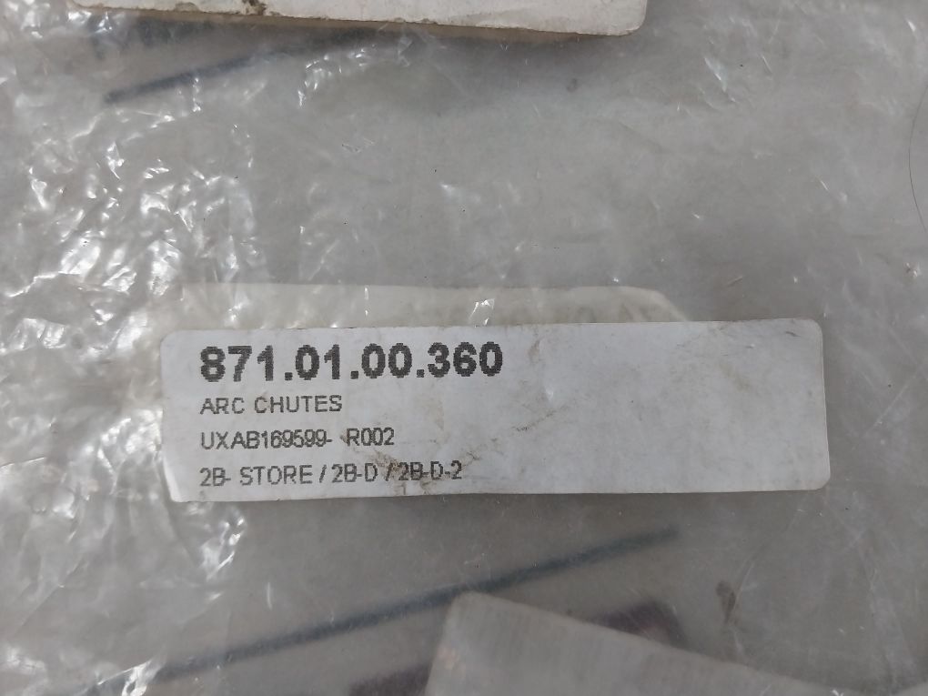 Lot Of 3X Uxab169799-r002 Arc Chutes Assembly