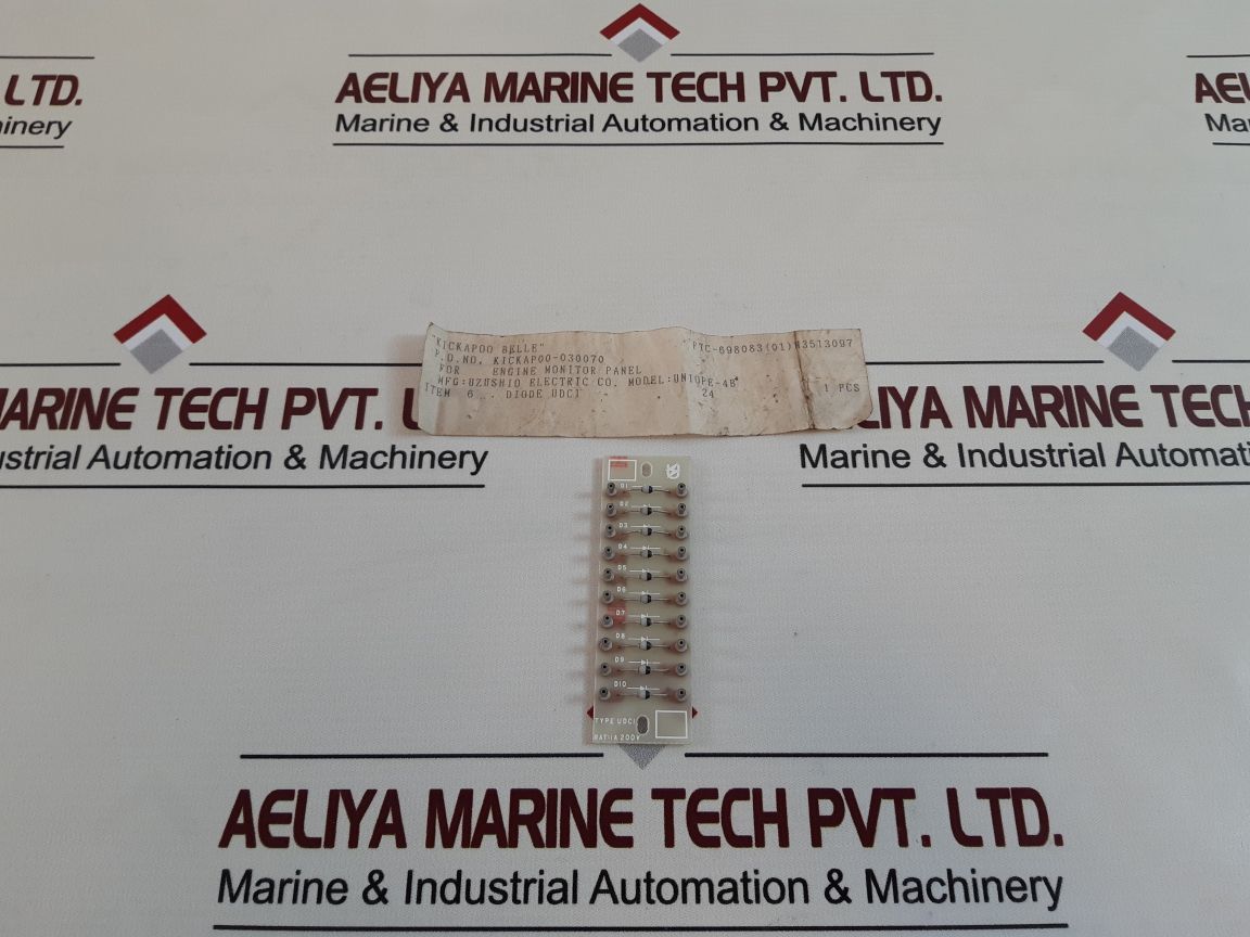 Uzushio Electric Udc1 Pcb Card For Engine Monitor Panel Uniope-4B
