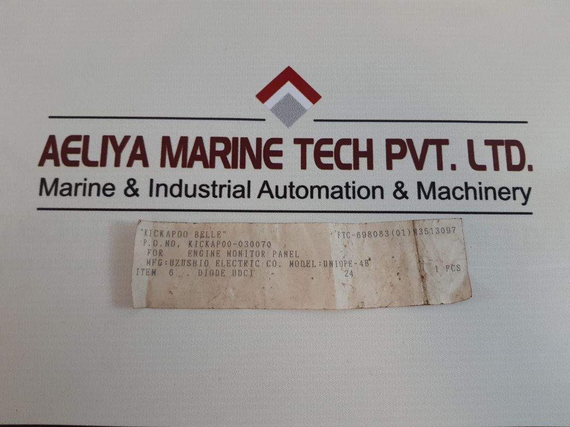 Uzushio Electric Udc1 Pcb Card For Engine Monitor Panel Uniope-4B
