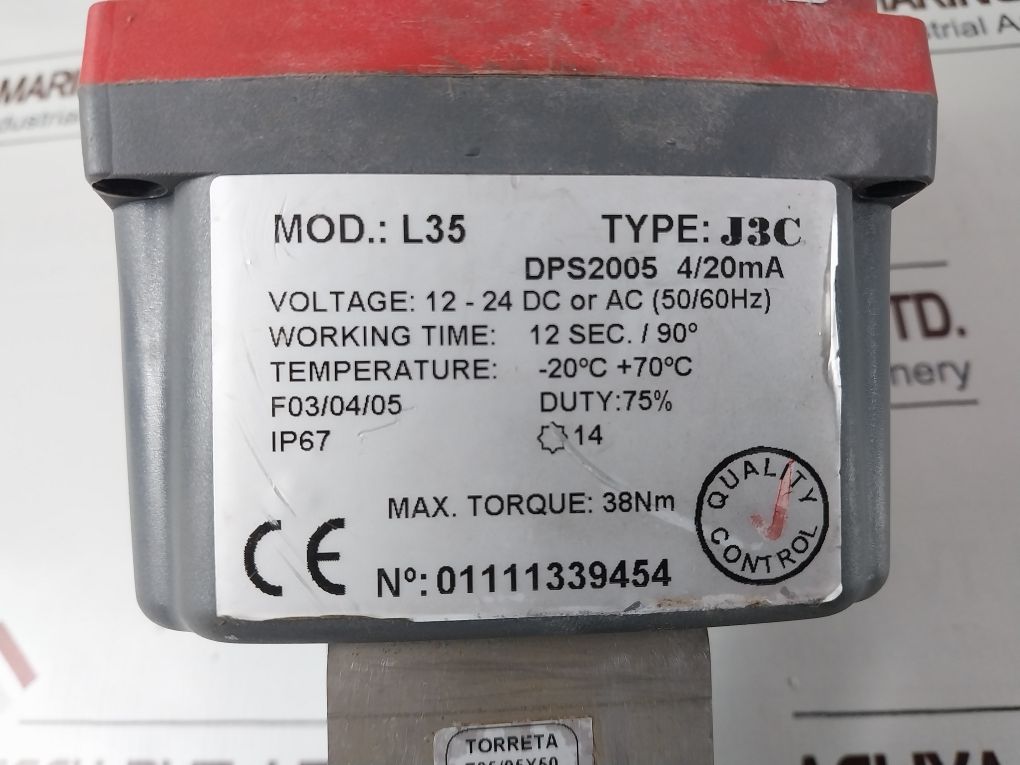 V-flow Solutions L35 Type: J3C Flow Control Valve And Equipment