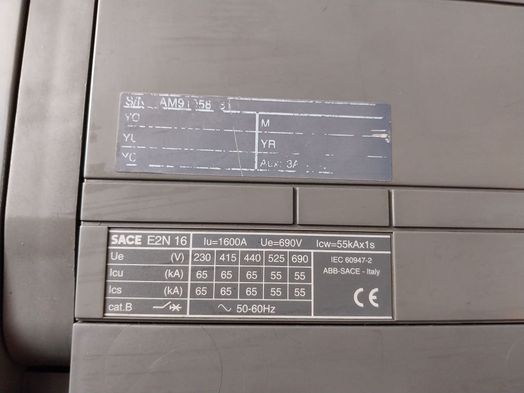 Abb Sace E2N 16 Circuit Breaker
