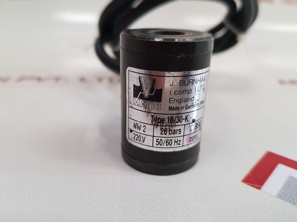 V Matic 18/30-k Solenoid Valve Used