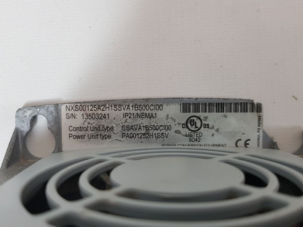 Vacon Pa001252H1Ssv Frequency Converter