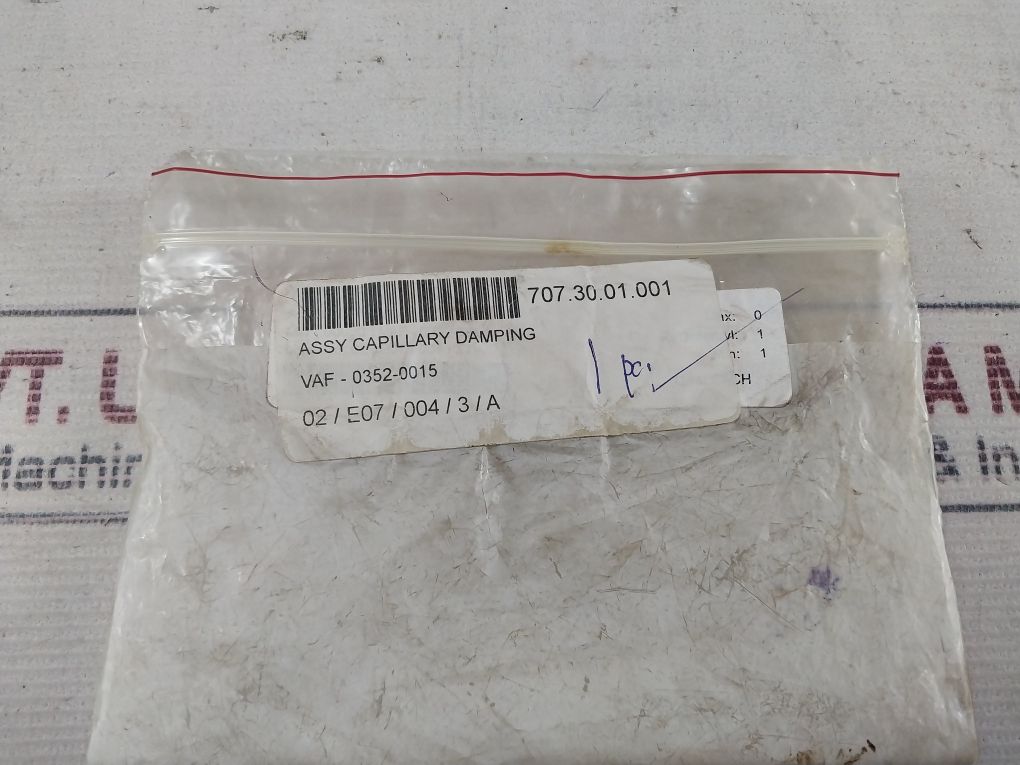 Vaf 0352-0015 Assy Capillary Damping