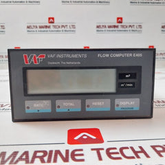 Vaf Instruments E405D-12E Flow Computer 5Amp 240Vac