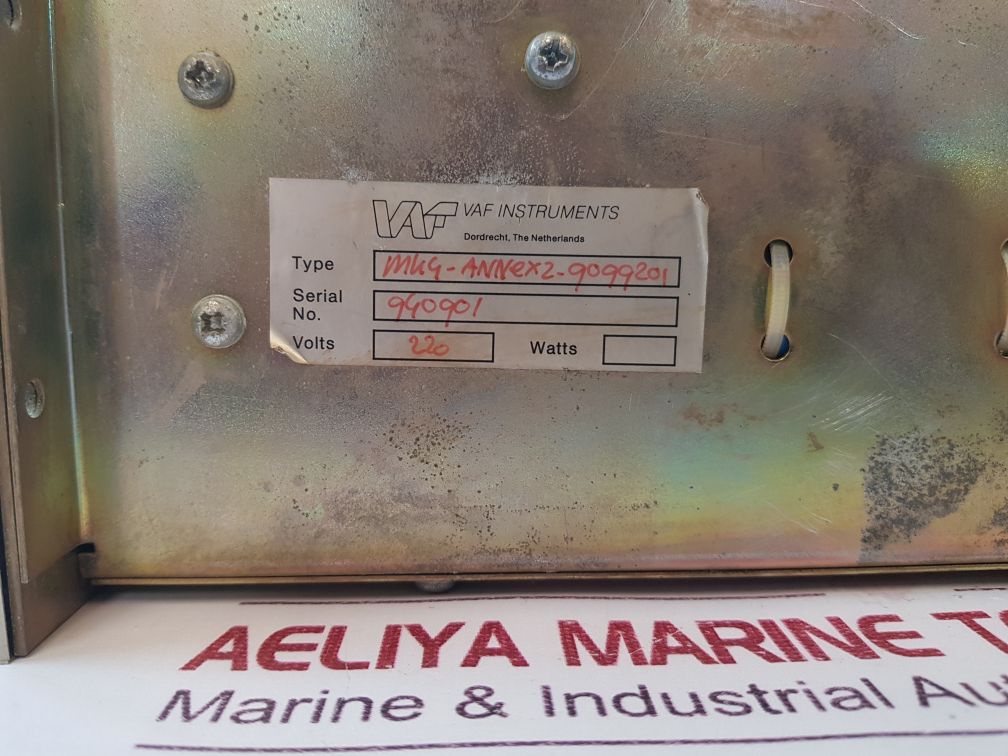 Vaf Instruments Mk4-annex2-9099201 Oilcon Ballast Monitor