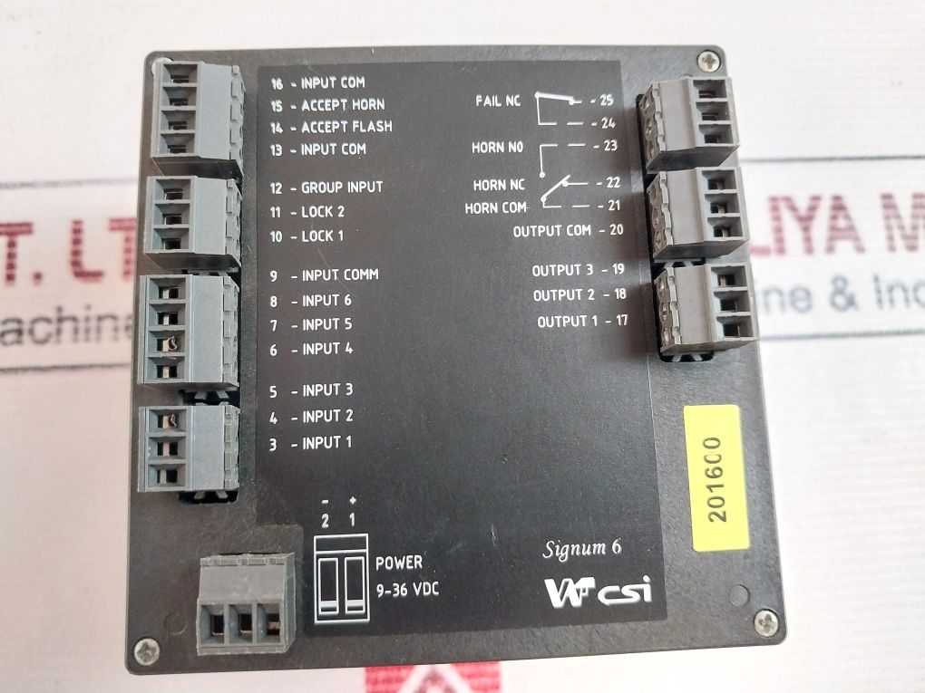 Vaf Signum 6 Alarm Monitoring System 9-36 Vdc