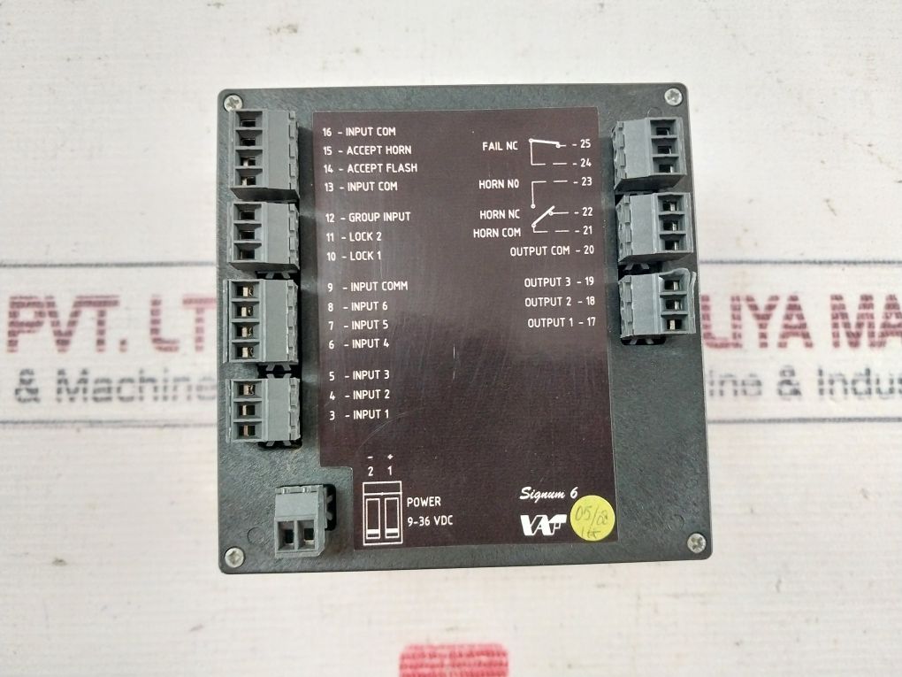 Vaf Signum 6 Ship Alarm Monitoring System