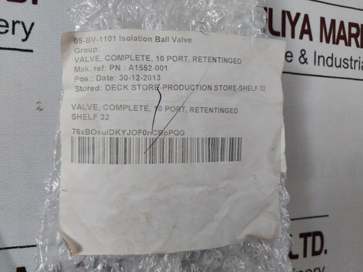 Vici-valco Instruments A 36 10-port Air Actuator A1552-001