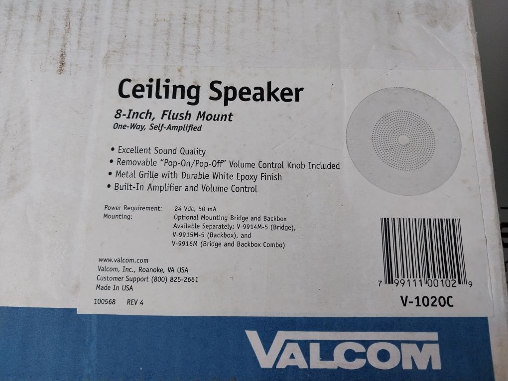 Valcom V-1020C Ceiling Speaker