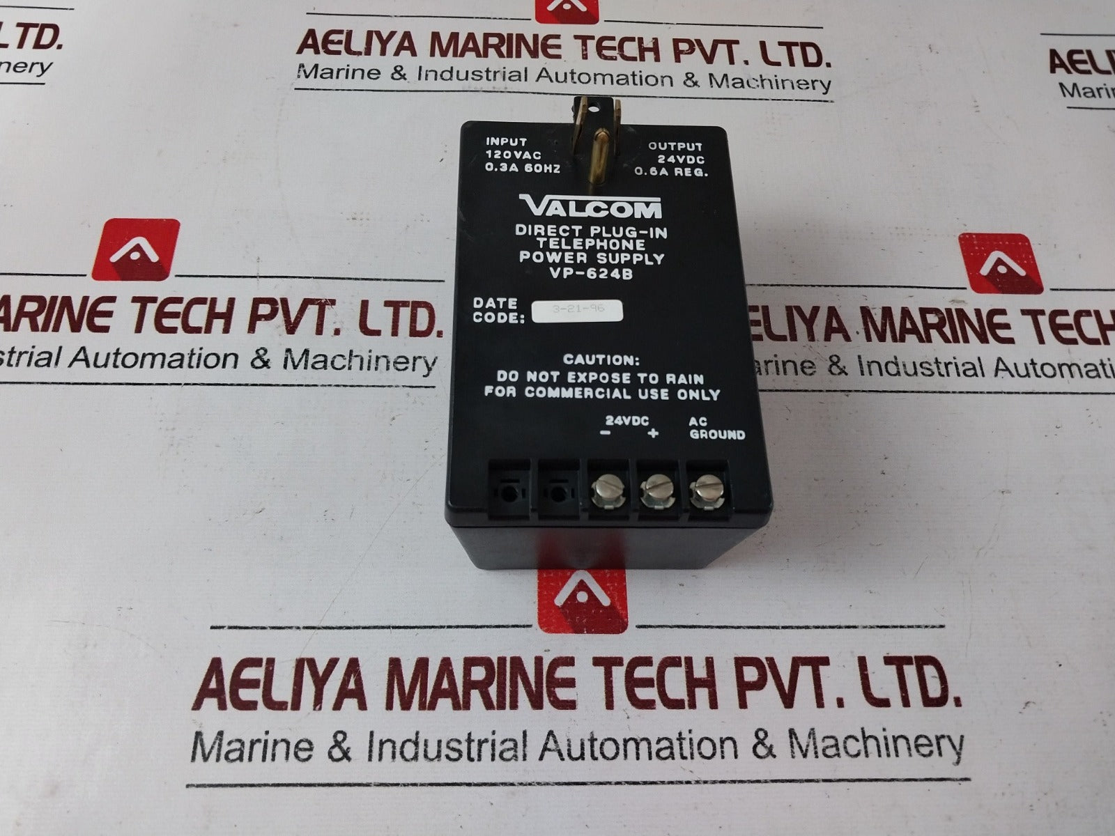Valcom Vp-624B Power Supply 24 Vdc 0.6A