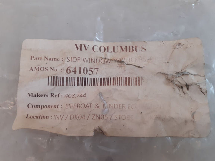 Valeo 403.744 24V Wiper Motor
