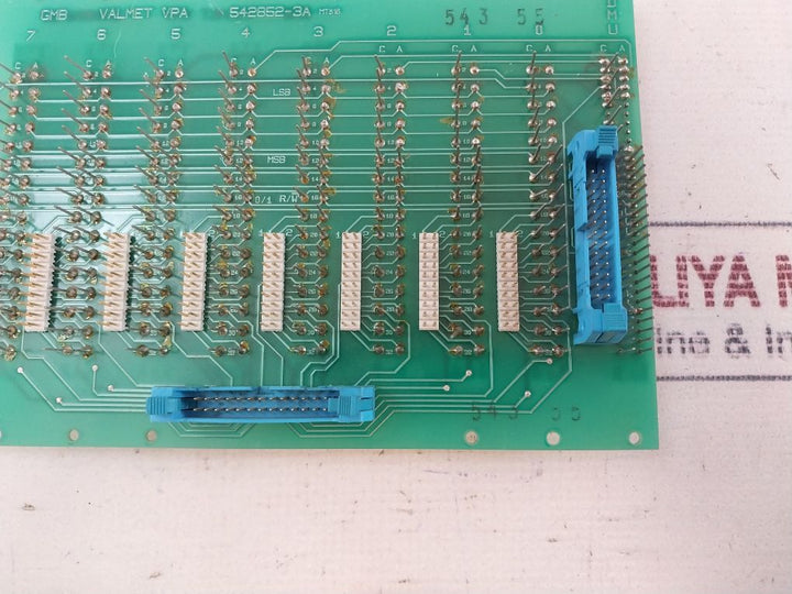 Valmet 542852-3A Pcb Card Mt516