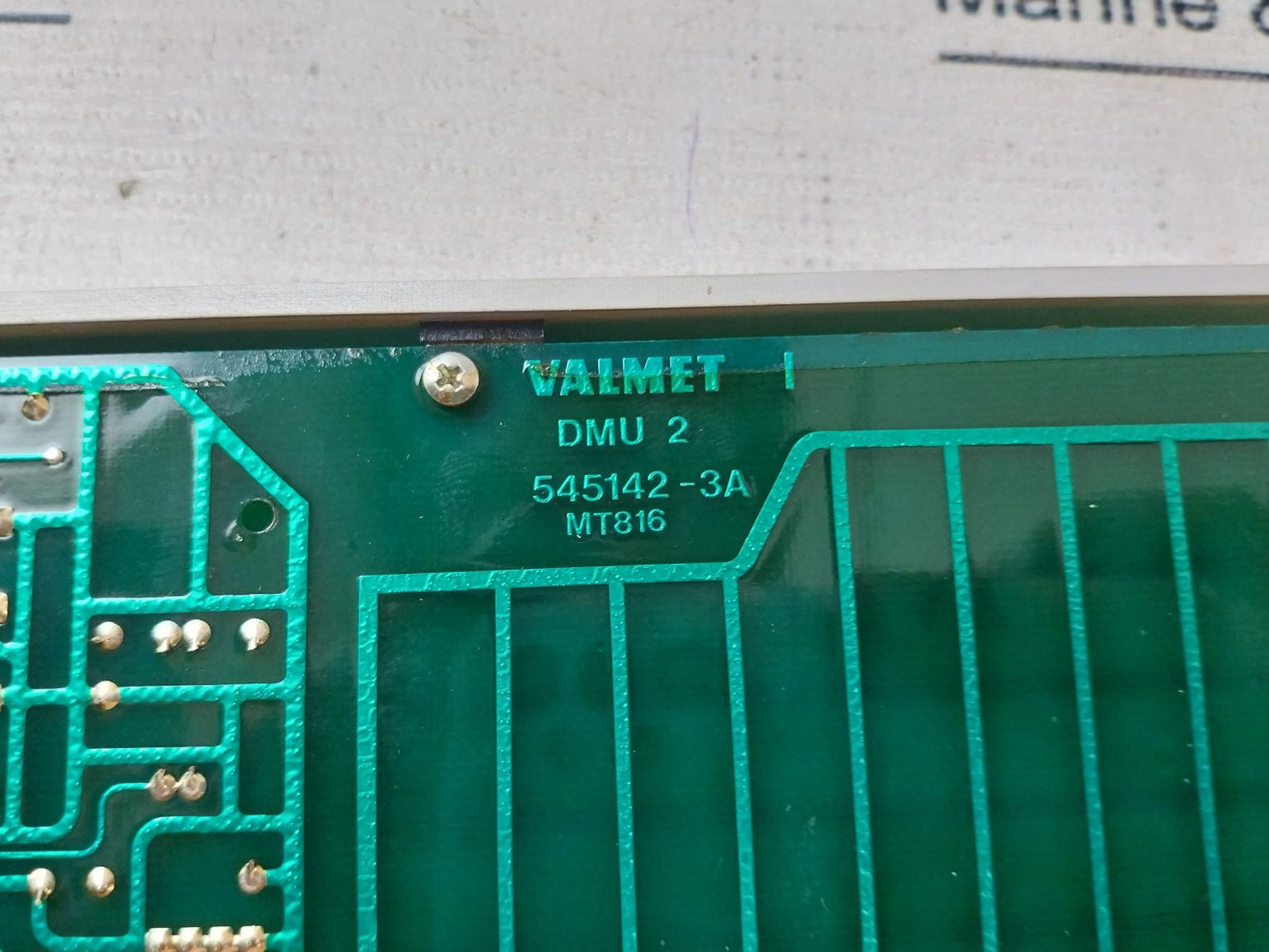 Valmet 545142-3B Circuit Board M8511511 M1