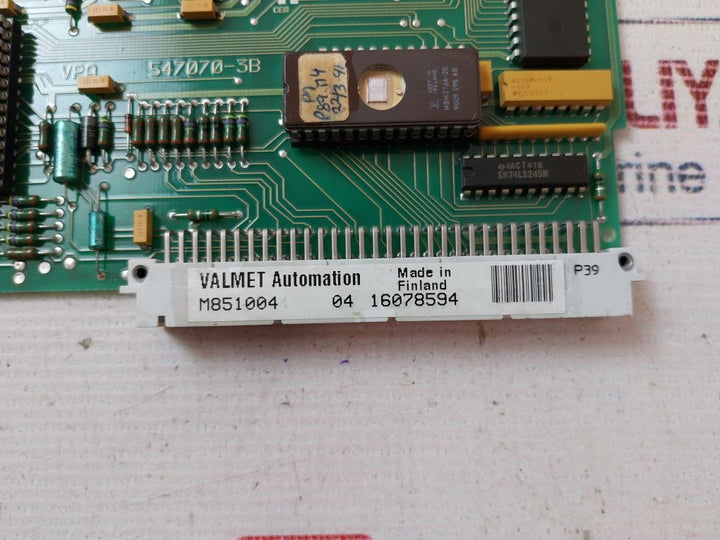 Valmet 547070-3B Cpu Module M851004