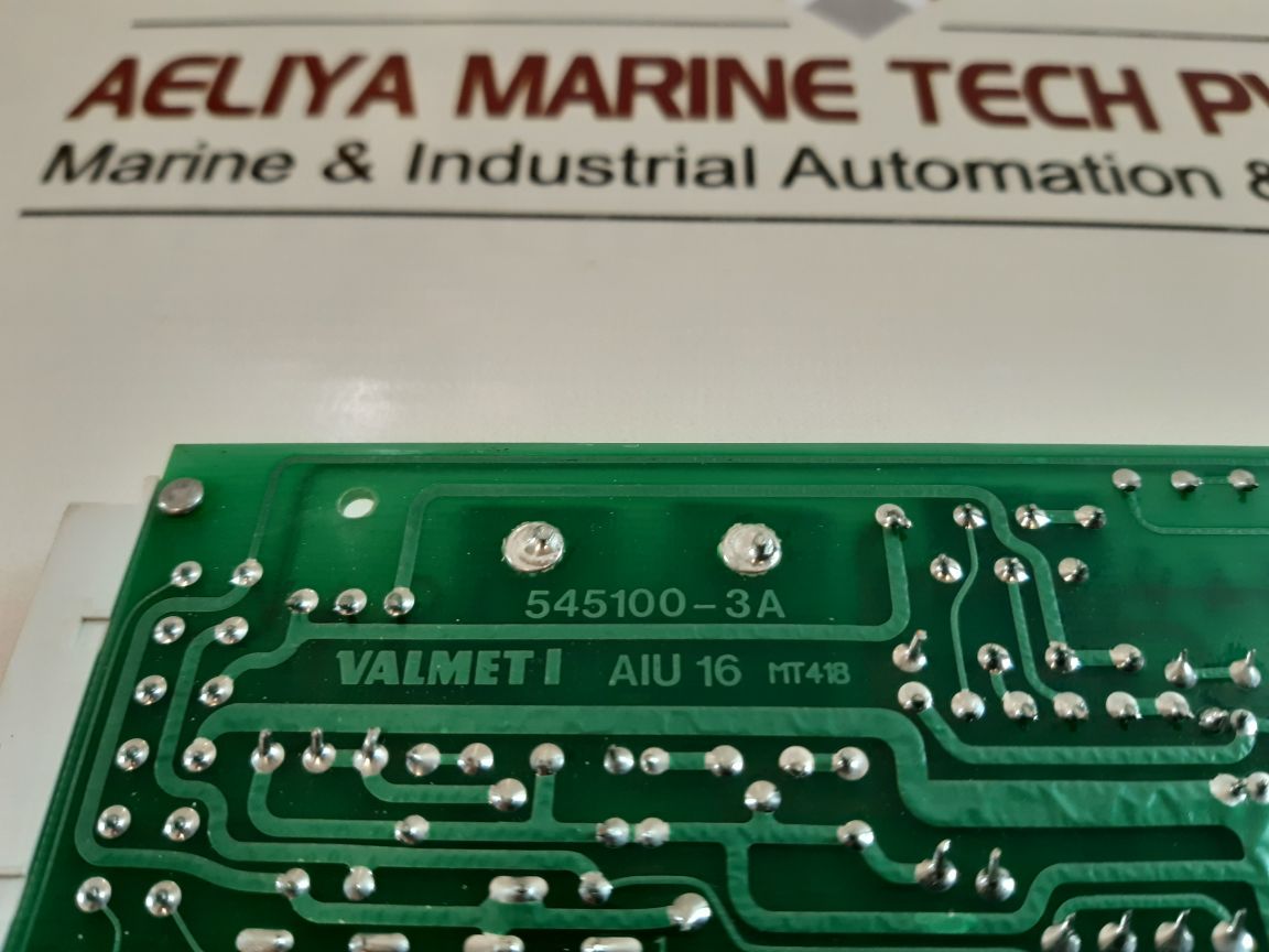 Valmet Aiu 16 M8512071 Analog Input Module 
