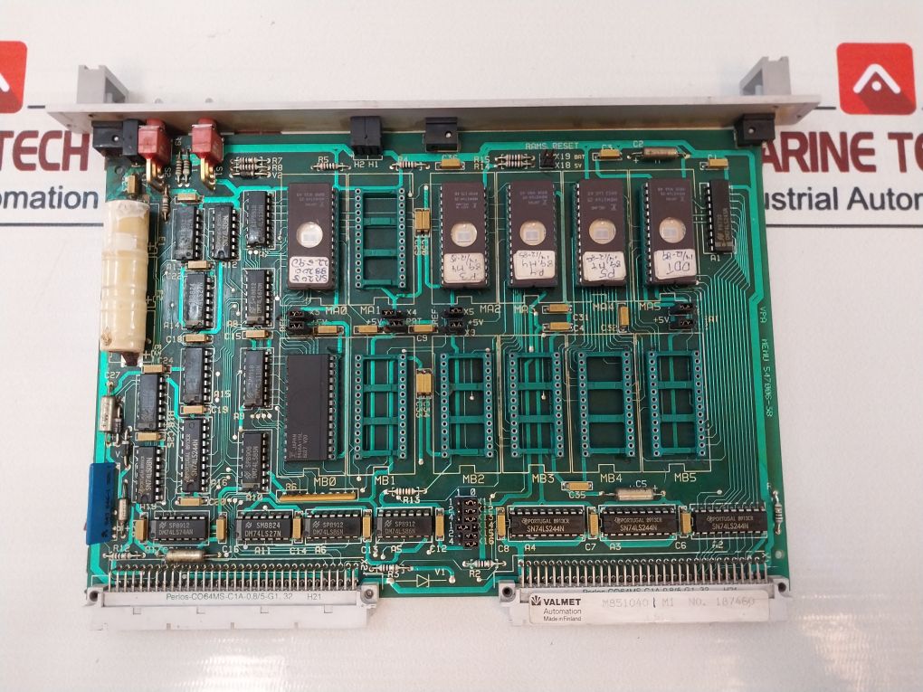 Valmet Automation 547006-3B Memory Board Mt924